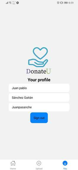 #39 - DonateU – screenshot 1