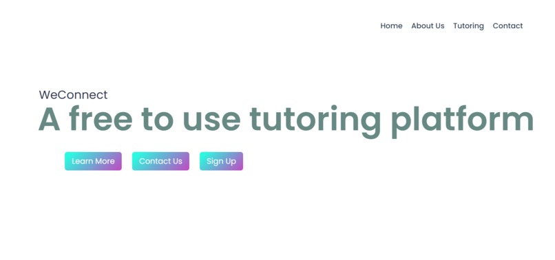 #28 WeConnect Tutoring  – screenshot 1