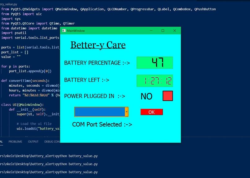 Automated Laptop Charge Monitor – screenshot 5