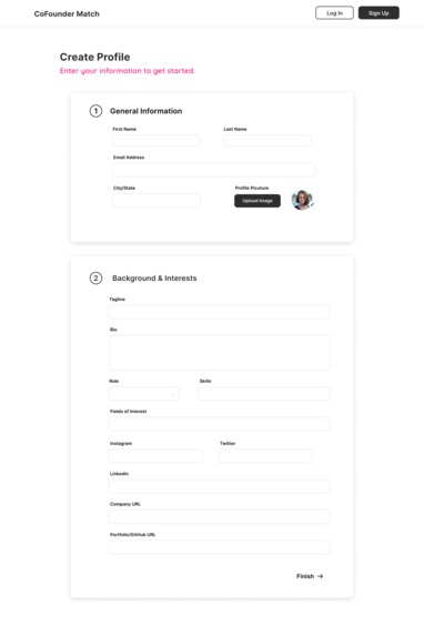 CoFounder Match – screenshot 2