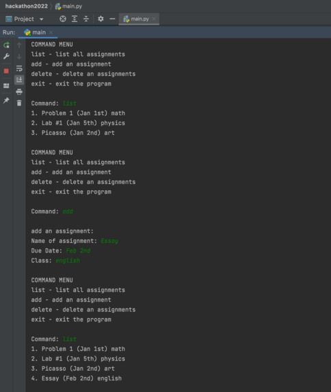 Class Planner – screenshot 1