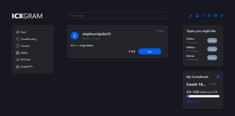 ICXGram – screenshot 2