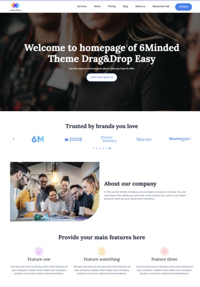 6Minded Theme Drag&Drop Explore – screenshot 2
