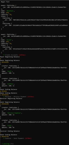 Financial Statements on Solana – screenshot 1