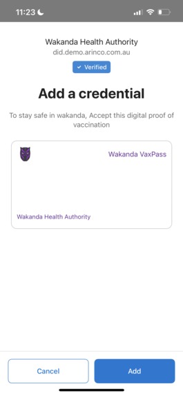 Vaccine Passports - Credential Exchange – screenshot 6