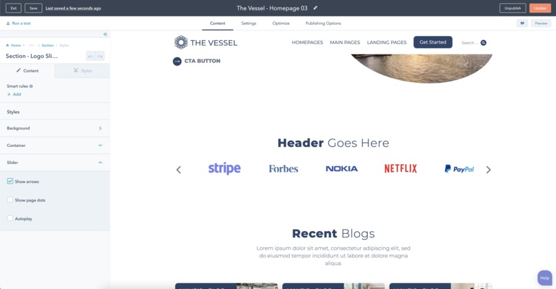 The Vessel Theme – screenshot 6