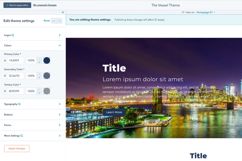 The Vessel Theme – screenshot 11