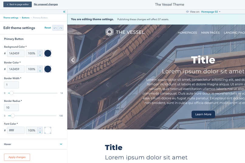 The Vessel Theme – screenshot 12