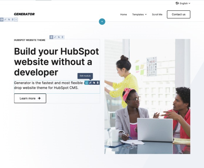 Generator HubSpot Website Theme for Marketers – screenshot 3