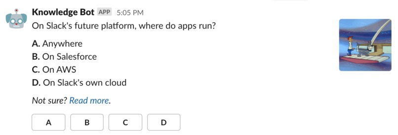 Knowledge Bot – screenshot 1