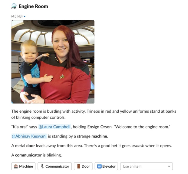 Slack Adventure Game – screenshot 2