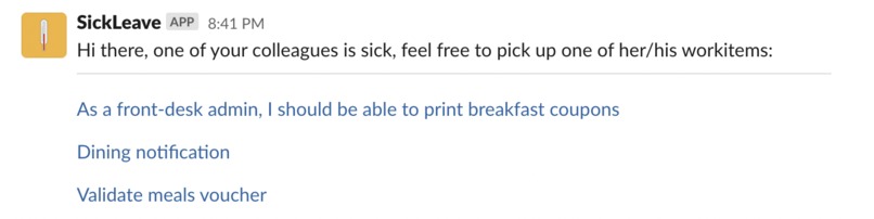 SickLeave – screenshot 1