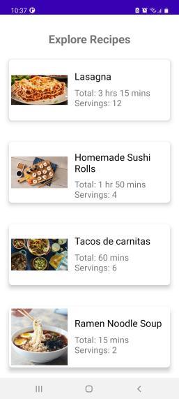 Cooking Assistant – screenshot 1