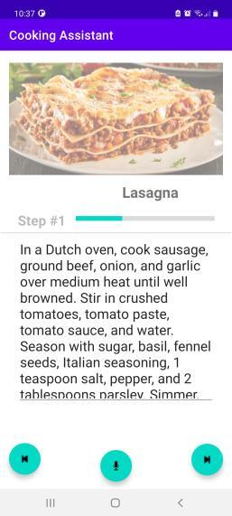 Cooking Assistant – screenshot 3