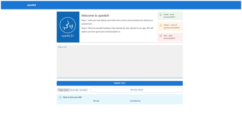 speAkIt – screenshot 1