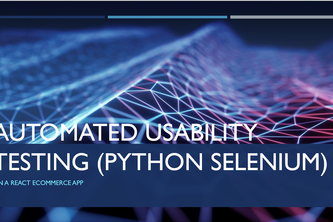 Automation Testing on React eCommerce App