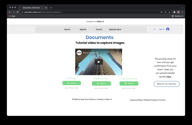 HeatSmart Alliance Digitization of Customer Journey – screenshot 5