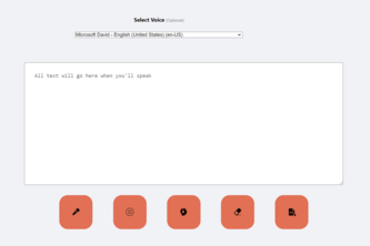 VoiceText WebApp