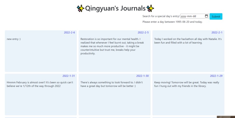 Journally – screenshot 5