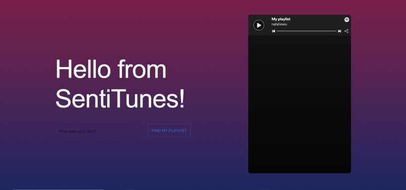 SentiTunes – screenshot 1