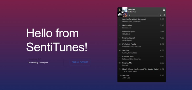 SentiTunes – screenshot 3