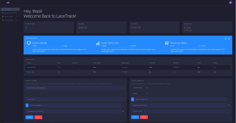 LaceTrack – screenshot 2