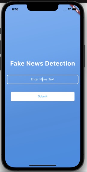 Fake News Detection – screenshot 1