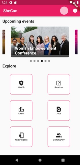 SheCan – screenshot 1