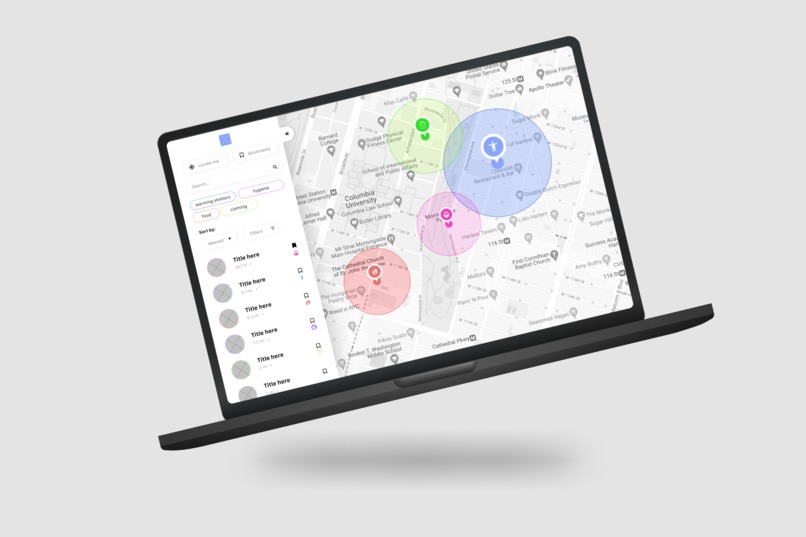 Resources for houseless communities – screenshot 1