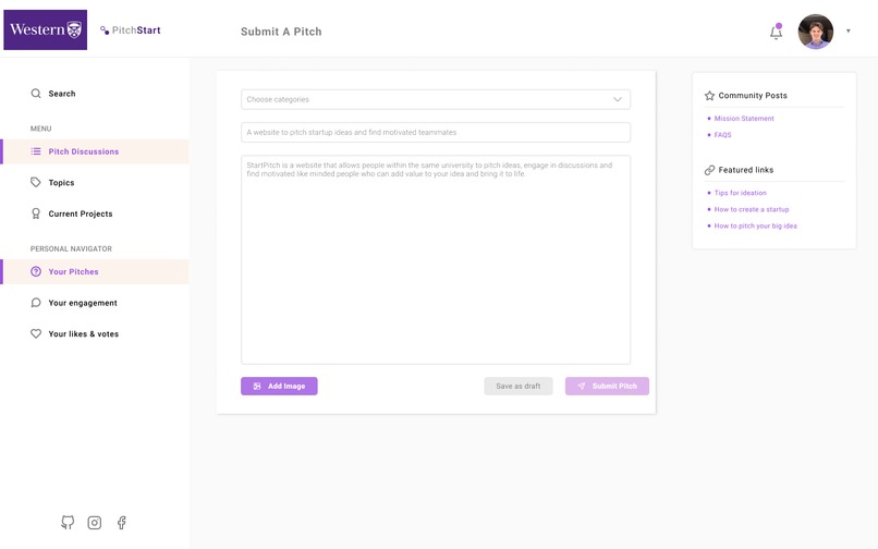 PitchStart – screenshot 2