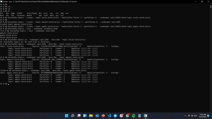 Real-time Stock Market Dashboard – screenshot 1