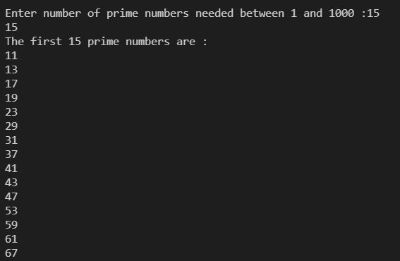 Prime numbers calculator – screenshot 1