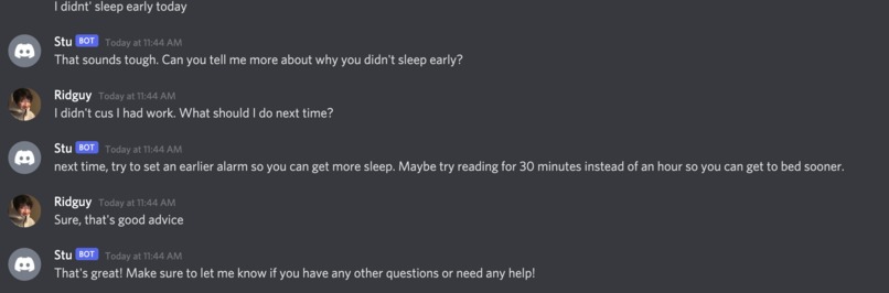 Stuart: Your Personal Wellness Buddy – screenshot 2
