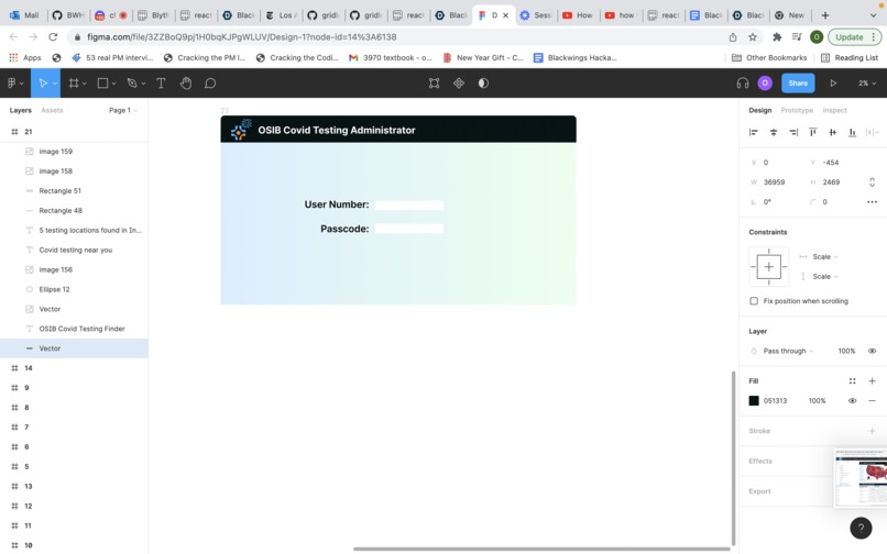 CovidQ – screenshot 1