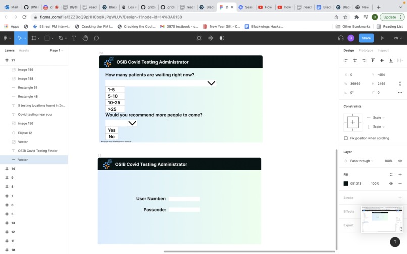 CovidQ – screenshot 2
