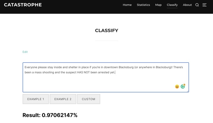 Disaster Detection – screenshot 1