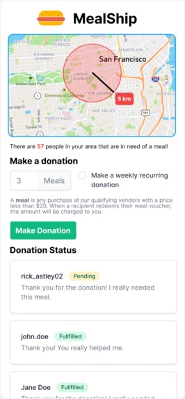 MealShip – screenshot 1