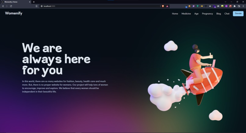 womenify – screenshot 2