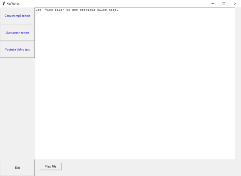 KeyWords – screenshot 1