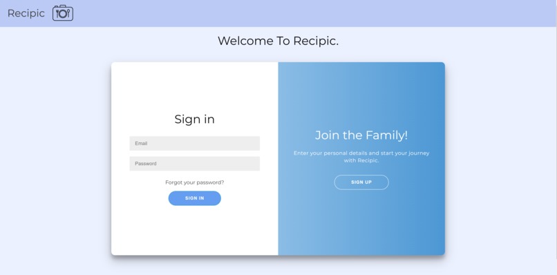 Recipic – screenshot 1