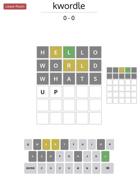 kwordle – screenshot 1