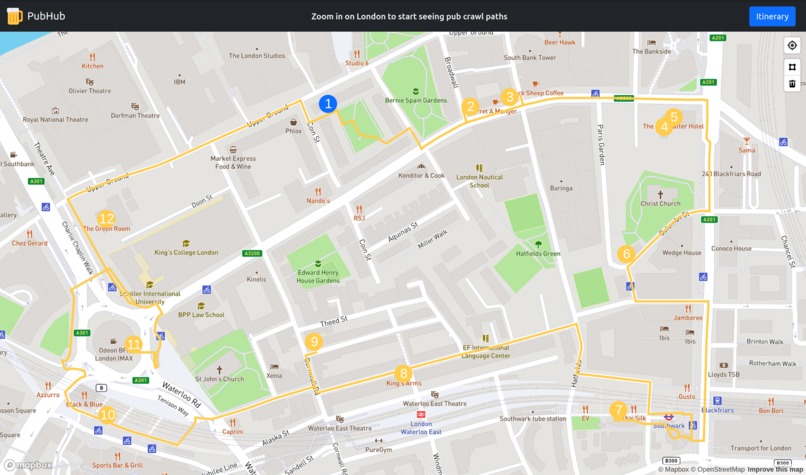 PubHub – screenshot 1