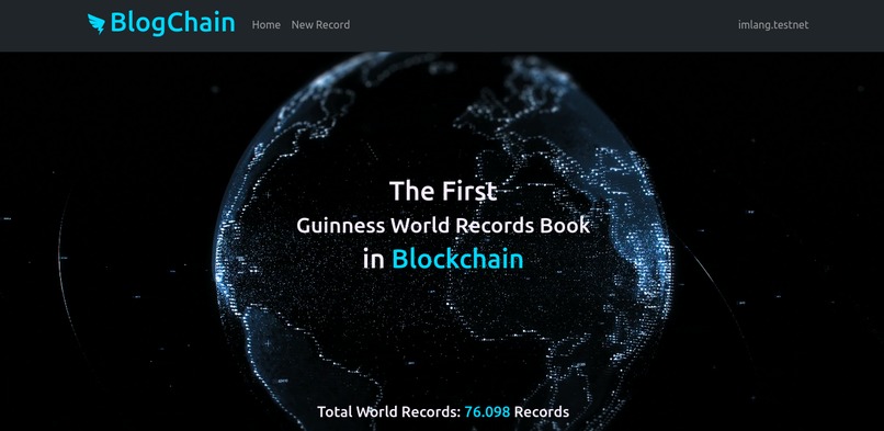 Blogchain – screenshot 1