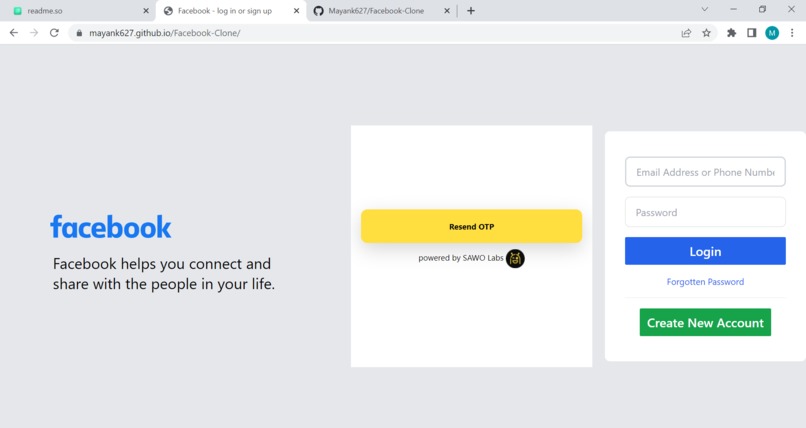 SAWO API Integration – screenshot 1