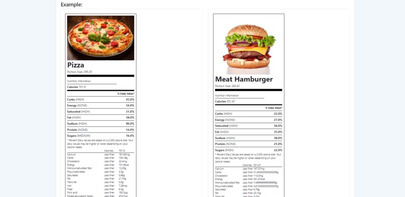 Nutrition and Calorie Estimation Using AI/ML – screenshot 1