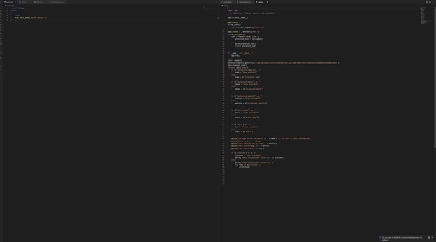 FemmeHacks Restaurant Recommender – screenshot 2