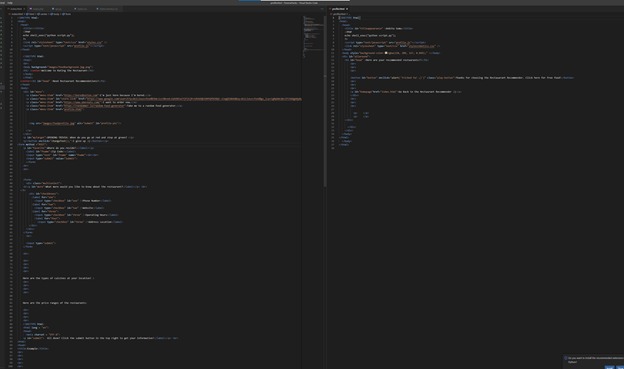 FemmeHacks Restaurant Recommender – screenshot 4