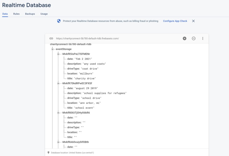 CharityConnect – screenshot 2