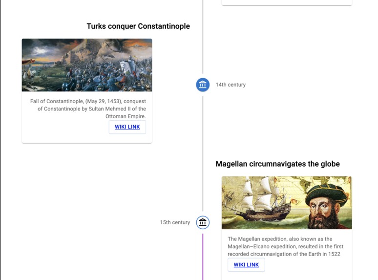 Historic Events and Artist – screenshot 1