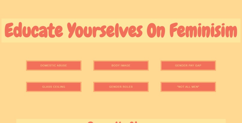 Educate Yourselves On Feminisim – screenshot 2